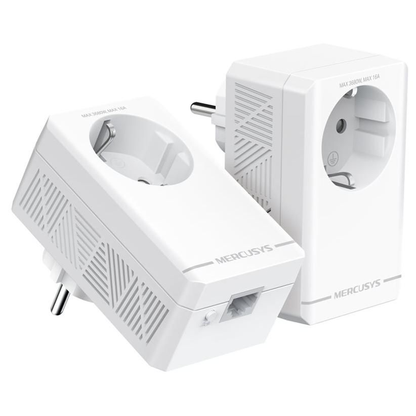 Kit d'adaptateur Powerline 1GbE Mercusys (MP500P V1) - Montage mural (lot de 2)