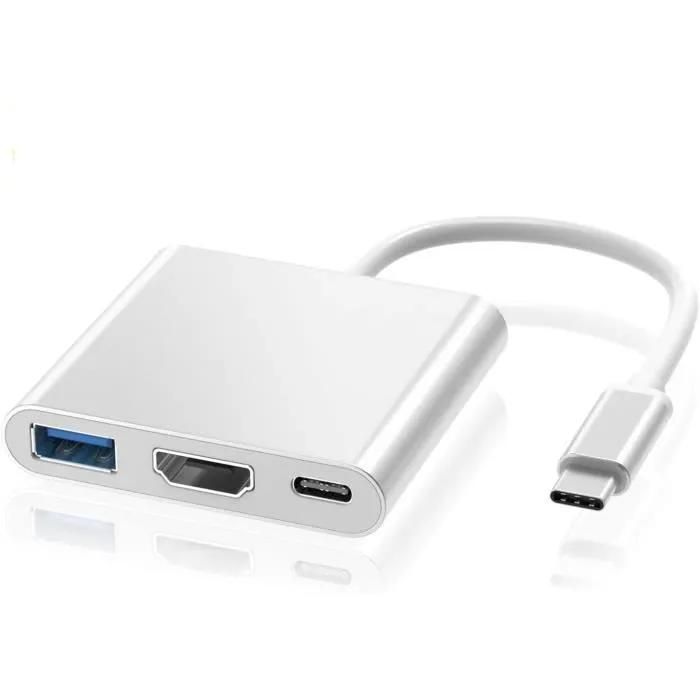 Generic USB-C to HDMI Adapter - 4K - USB 3.0 - USB-C Charging - Compact Design