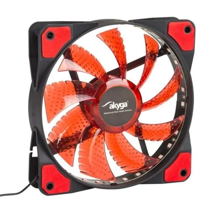 AKYGA Fan - 12cm - 1100-1210 g/min - 22.8 dB - Bearing Design