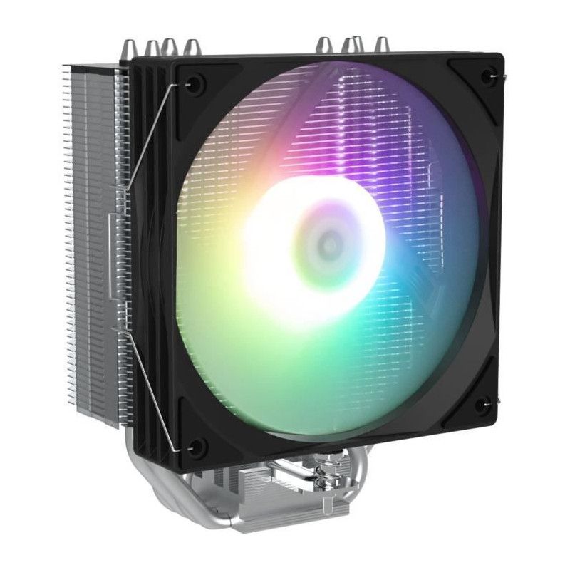 Disipador de calor Zalman CNPS9X OPTIMA2 para CPU - Compatible con AMD AM5/AM4/AM3 - Ventilador de 120 mm ARGB - Negro