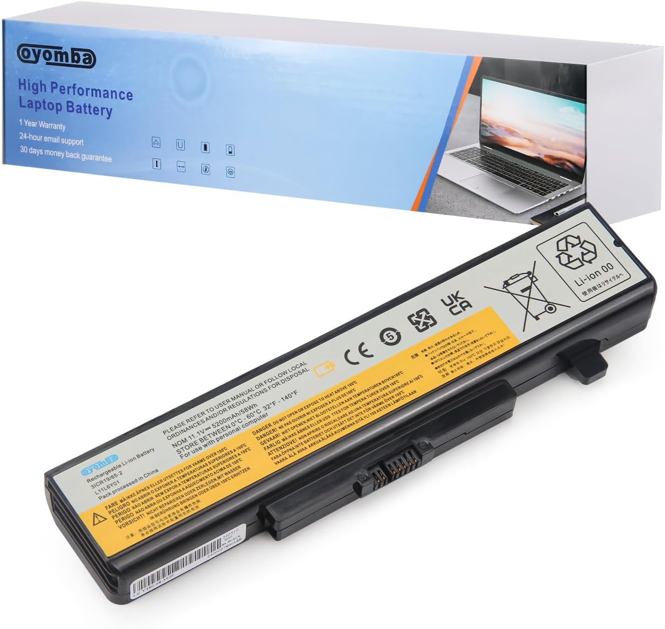 L11S6Y01 Laptop Battery for IdeaPad N580, P580, Y580 Series