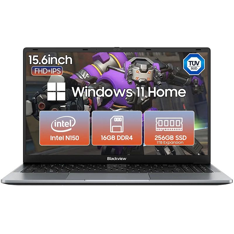 Blackview Acebook 6 - 15.6" Intel Twin Lake N150, 16GB RAM, 256GB SSD, Windows 11 Home Laptop