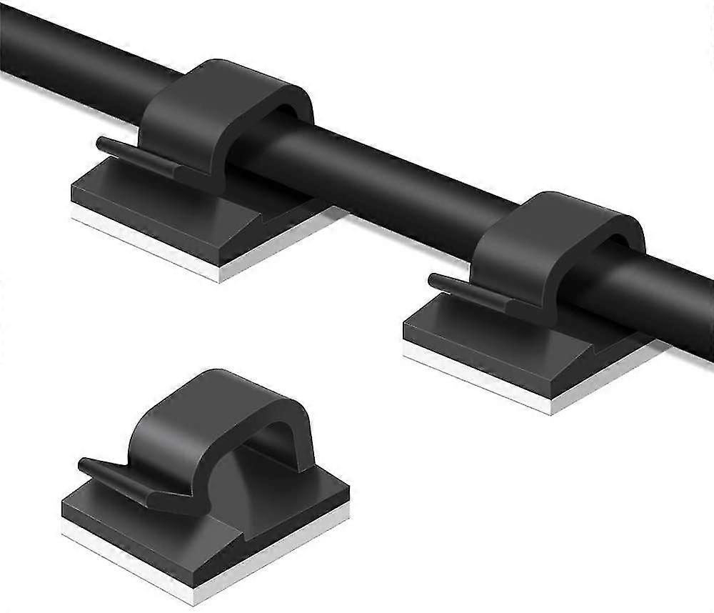 Conjunto de 20 correas adhesivas para cables DISHIQING - Organizador resistente y duradero