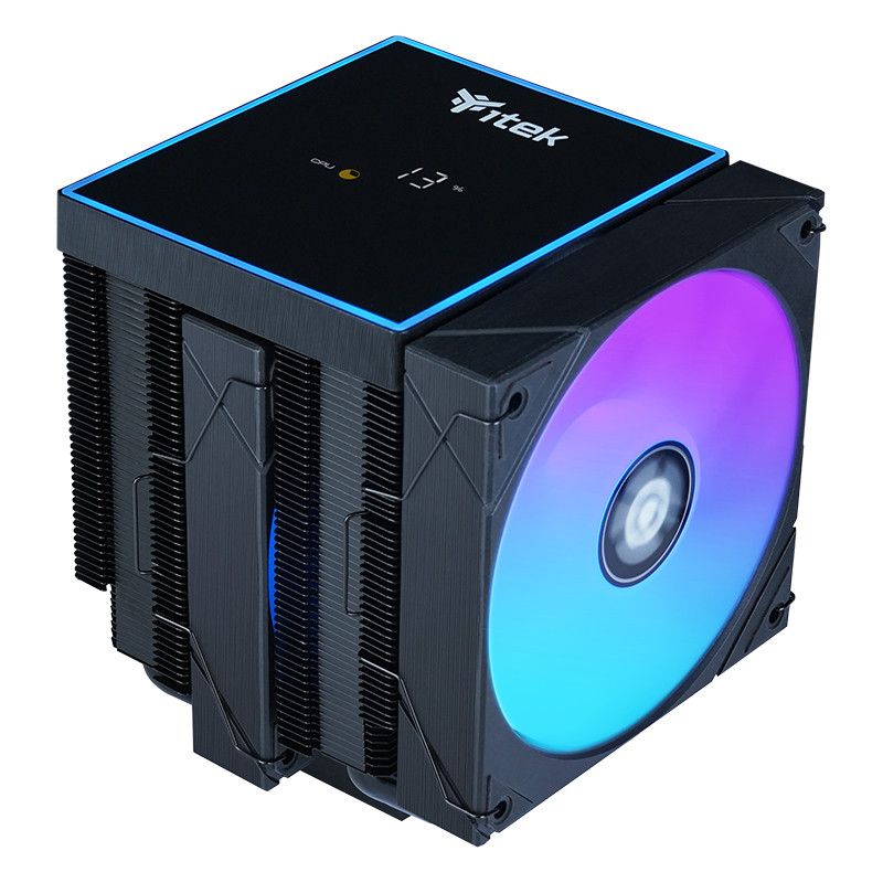 ITek Hybrid Cooler 12cm, Black