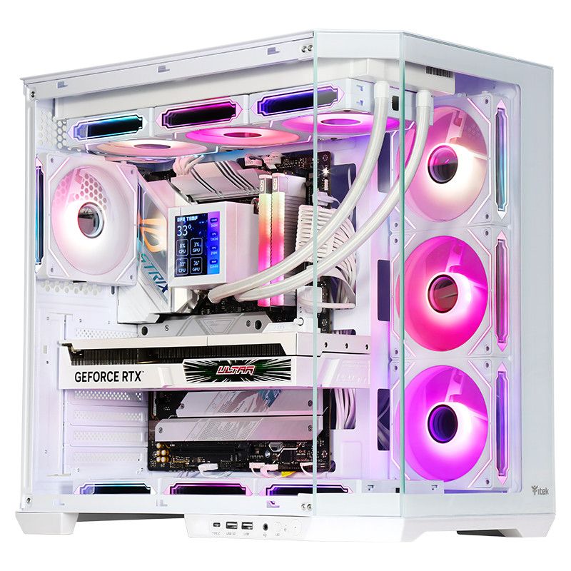 ITek Dark Cave AKU Tower - White