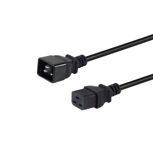 Cable eléctrico Equip Negro 1,8 m IEC C20 a IEC C19
