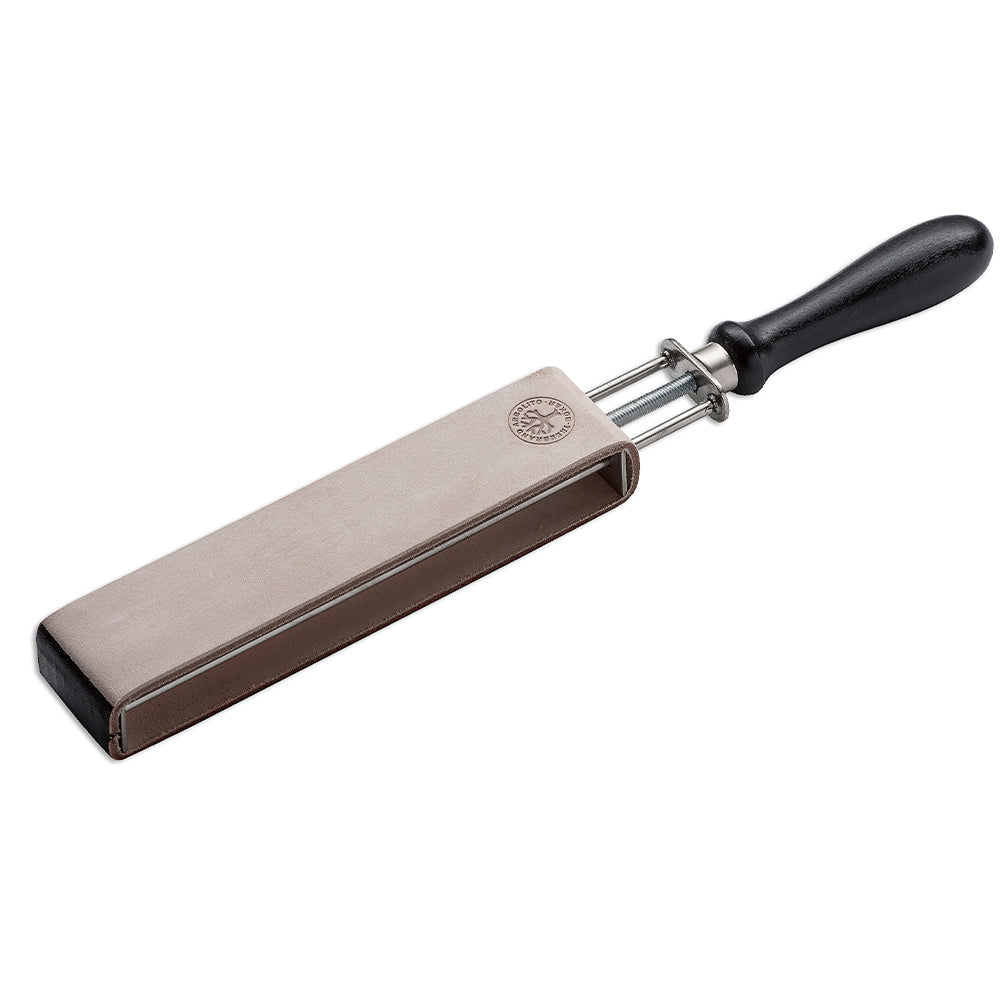 Böker Shave Leather with Strop - Brown