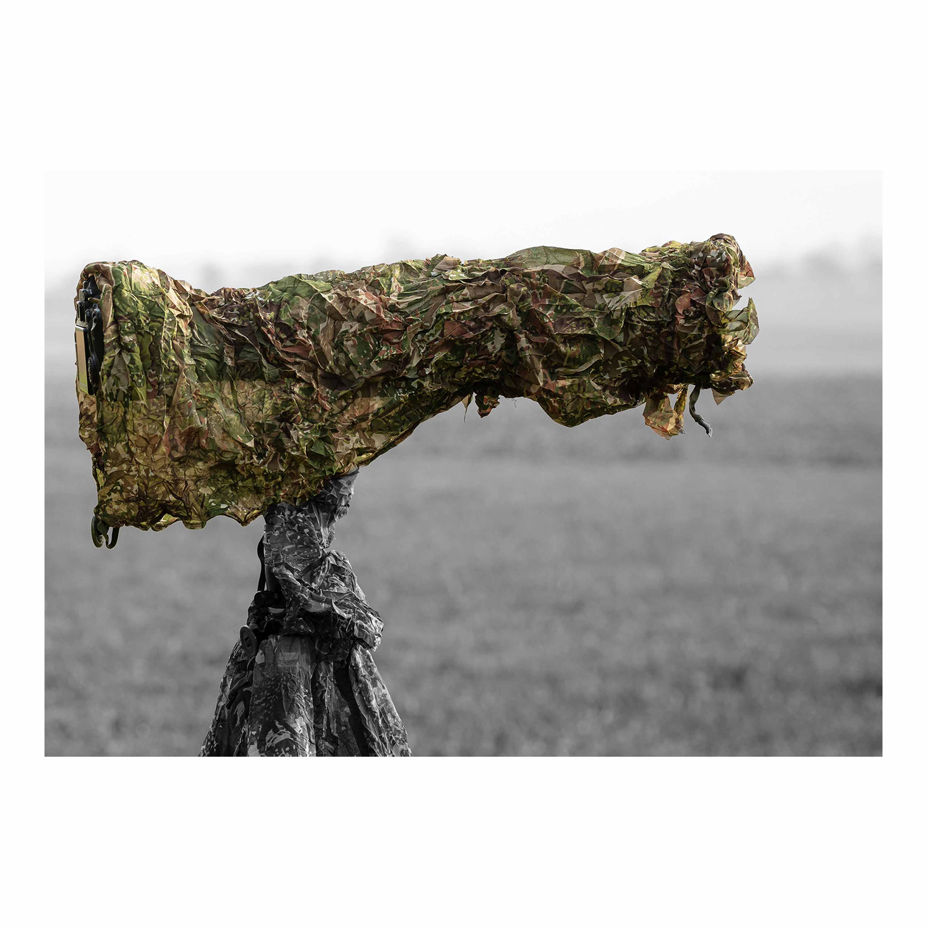 Ghosthood Camouflage Telephoto Lens Cover - Universal Green/Brown