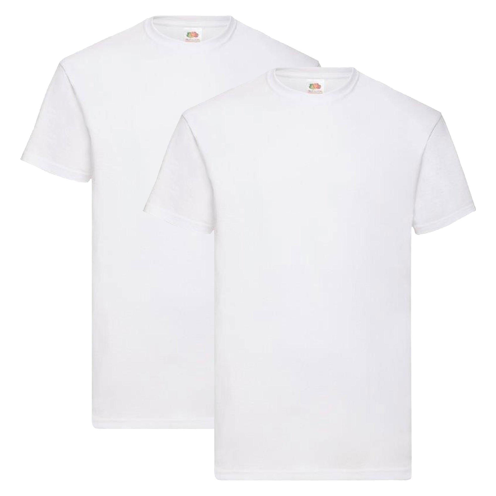Camiseta Fruit of the Loom Valueweight - Blanca (paquete de 2