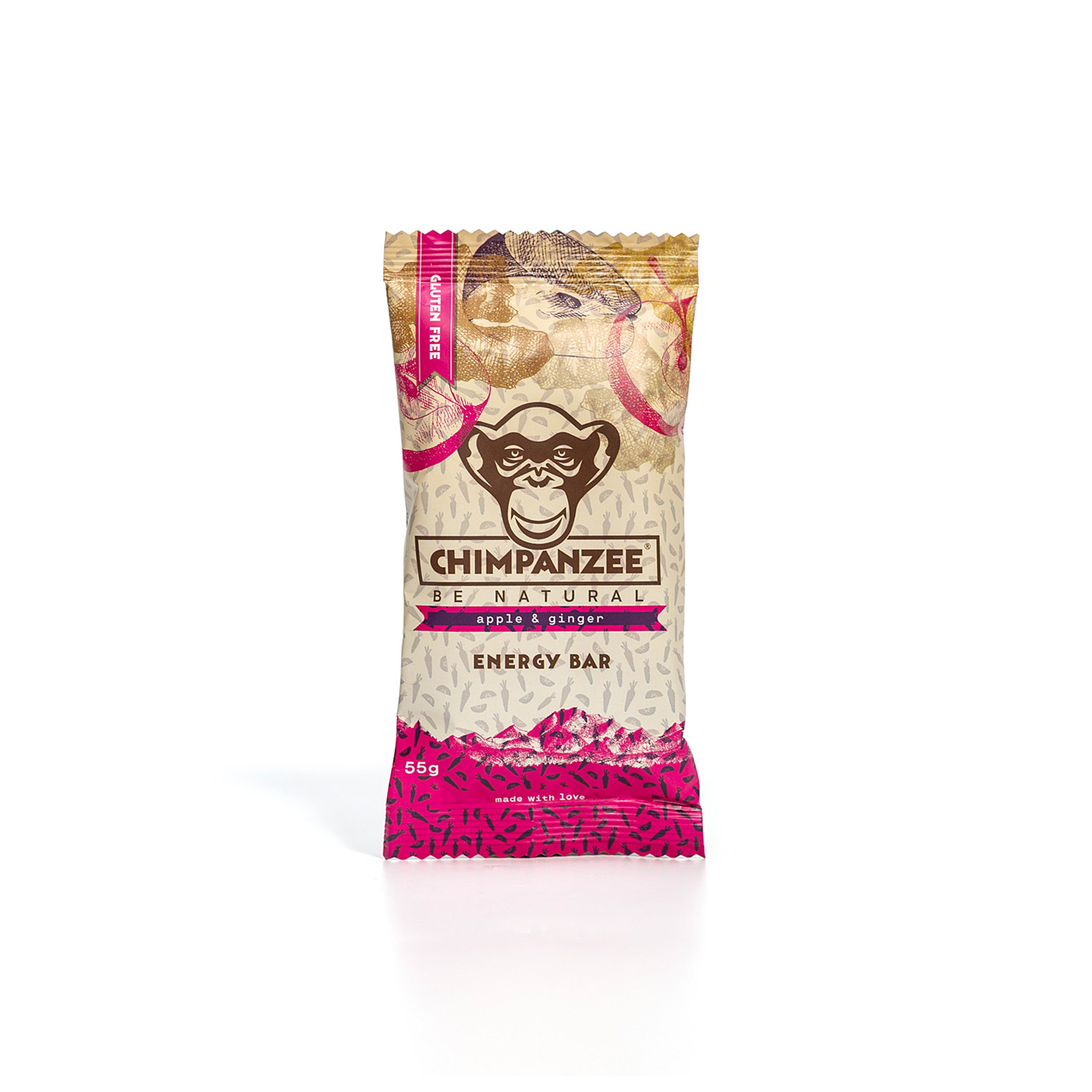 Chimpanzee Energy Bar - Apple and Ginger