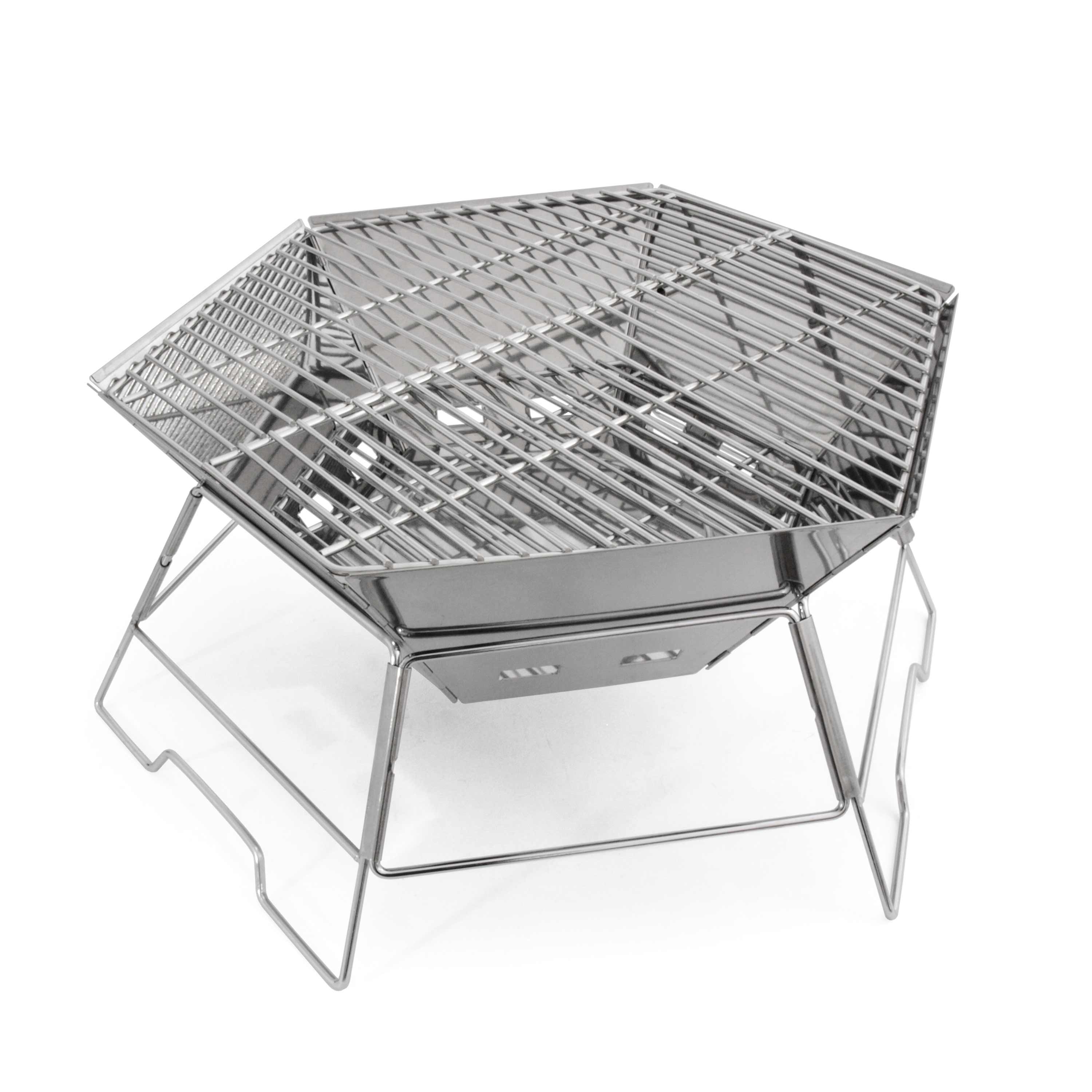 Asador y brasero hexagonal de Origin Outdoors