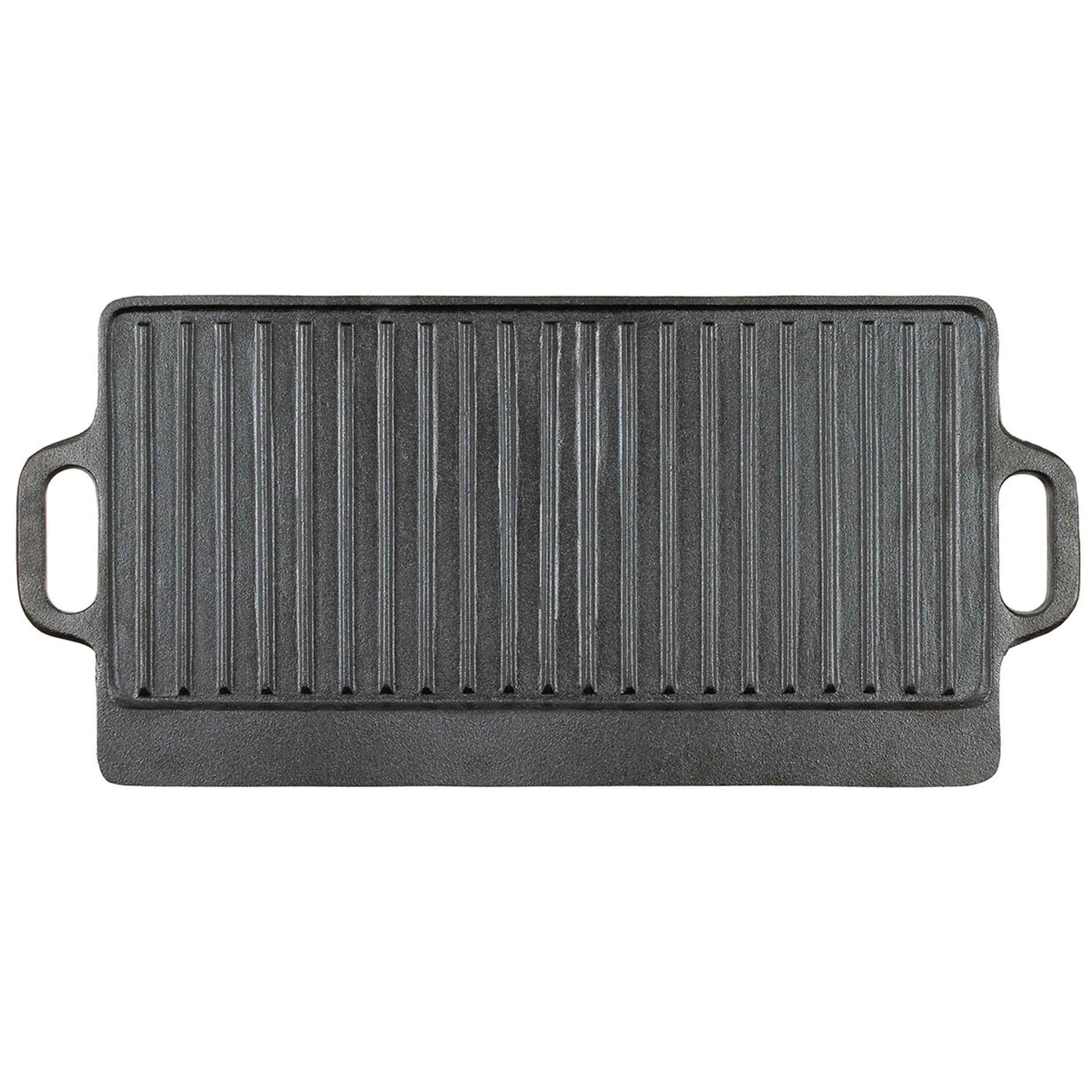 Placa de cocina de hierro forjado Fox Outdoor con asas