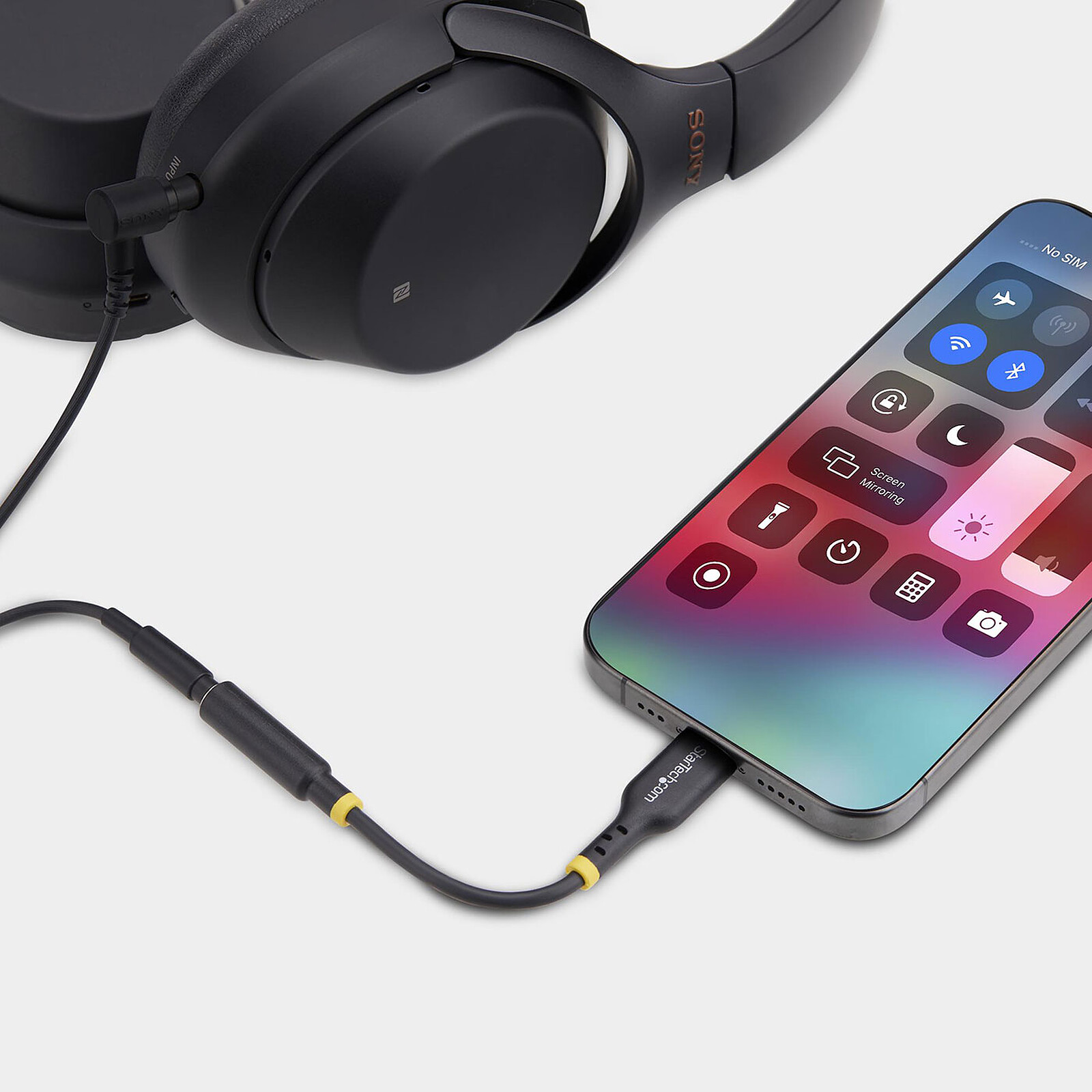 StarTech.com USB-C to 3.5 mm jack (M/F) adapter - 0.14 m - Black 