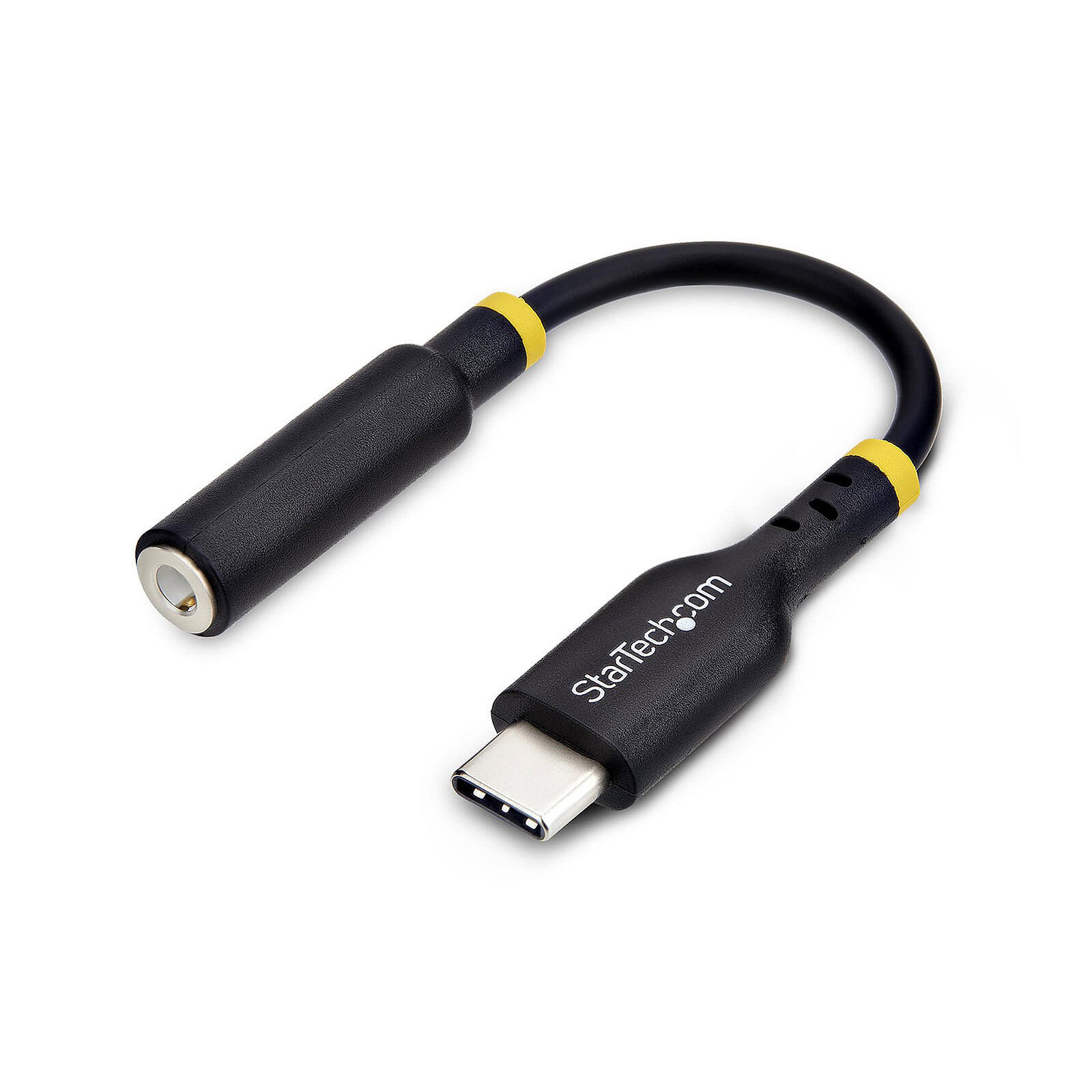 StarTech.com USB-C to 3.5 mm jack (M/F) adapter - 0.14 m - Black 