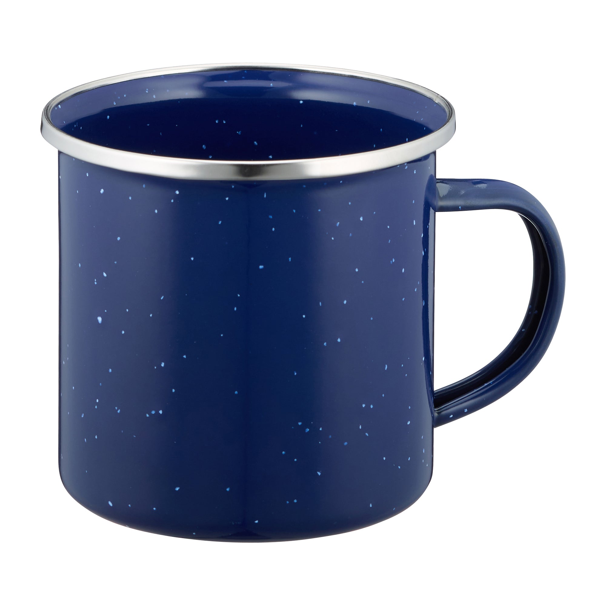 Tasse émaillée A. Blöchl bleue 350 ml