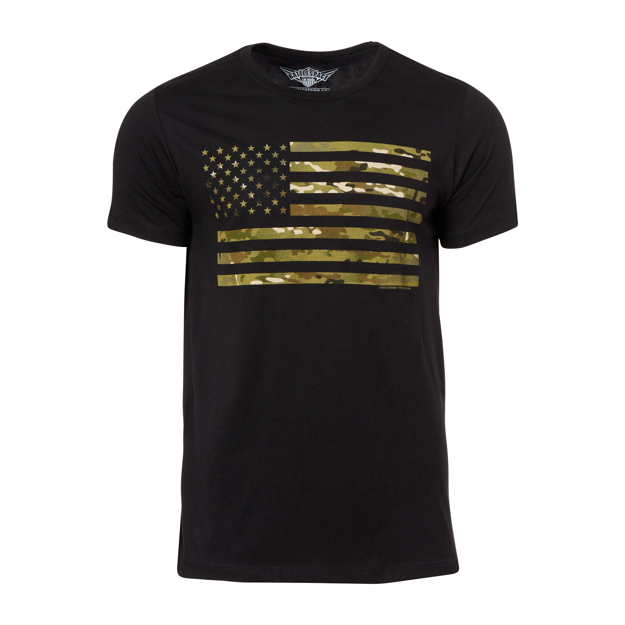 Camiseta 7.62 Design Bandera Camo Multicam - XL