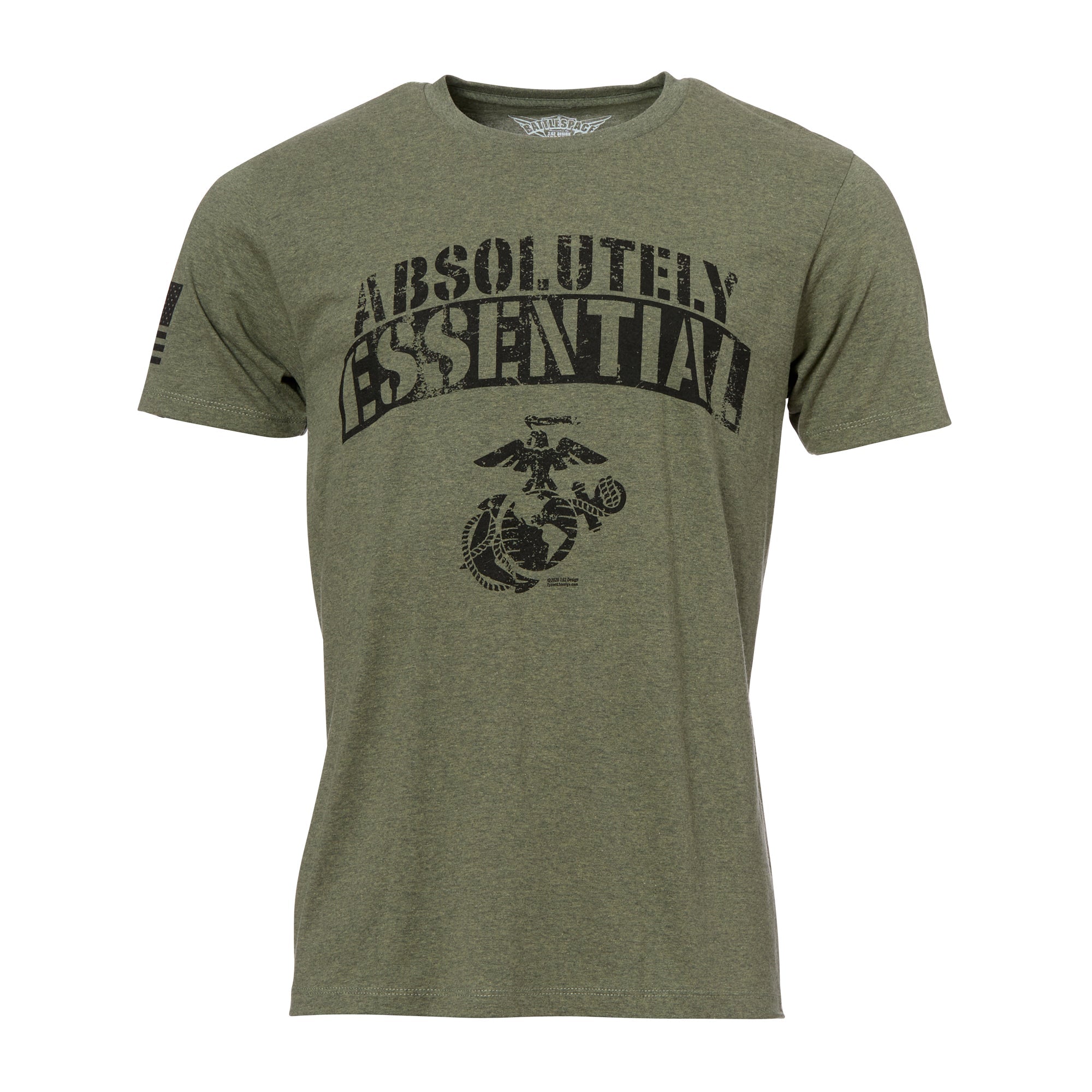 USMC Essential T-Shirt - Scarlet, Size S