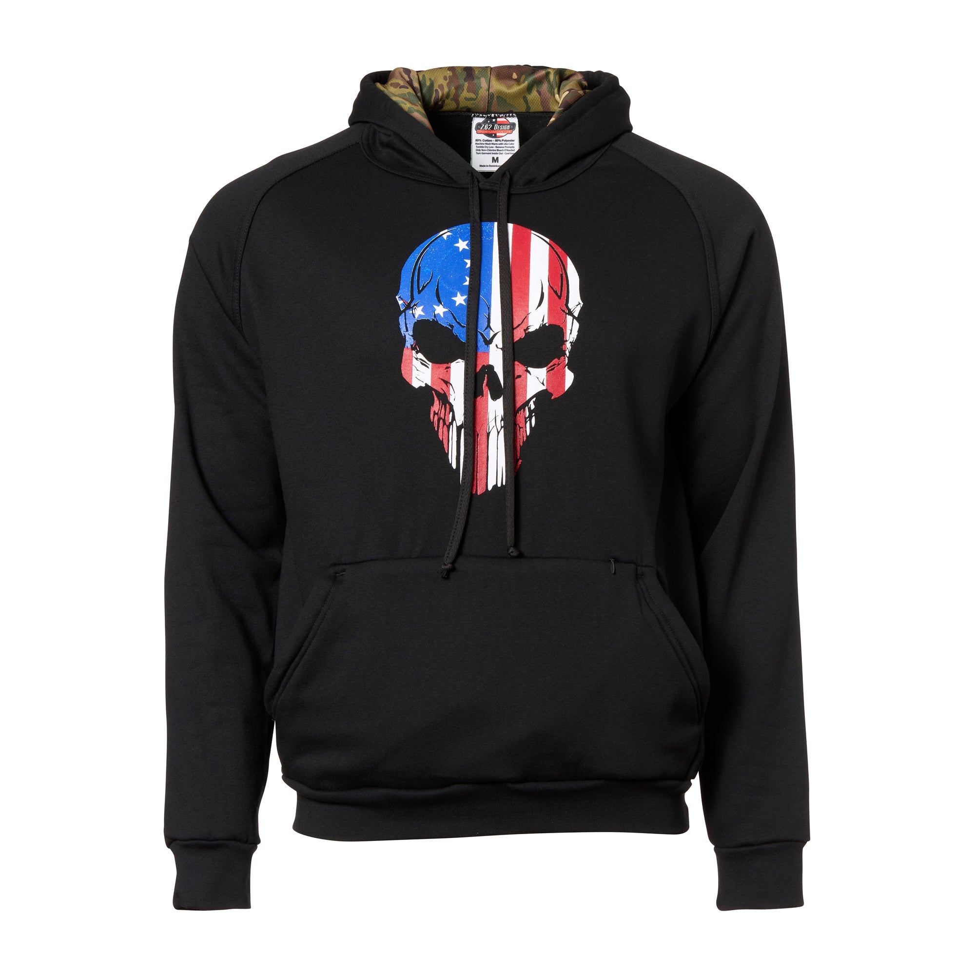 7.62 Design BR Flag Skull Hoodie - XL