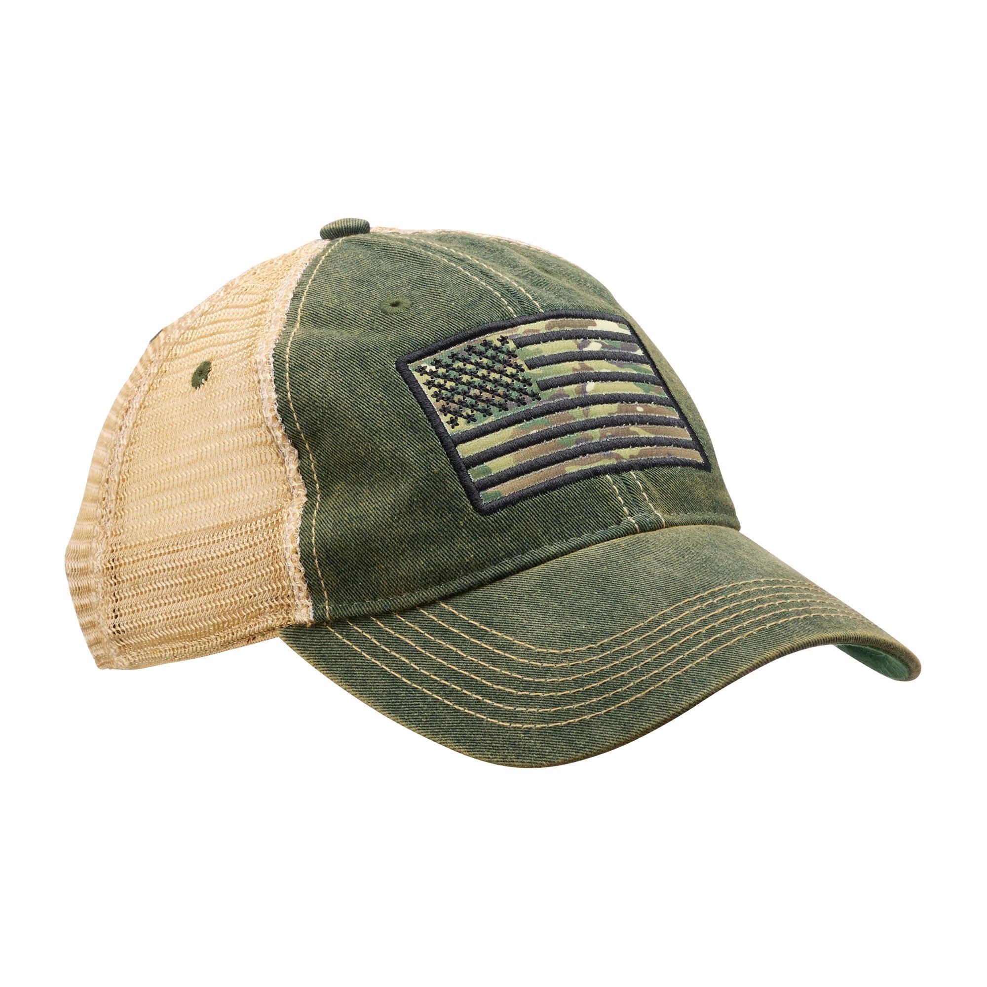 7.62 Design Camo Flag Trucker Hat