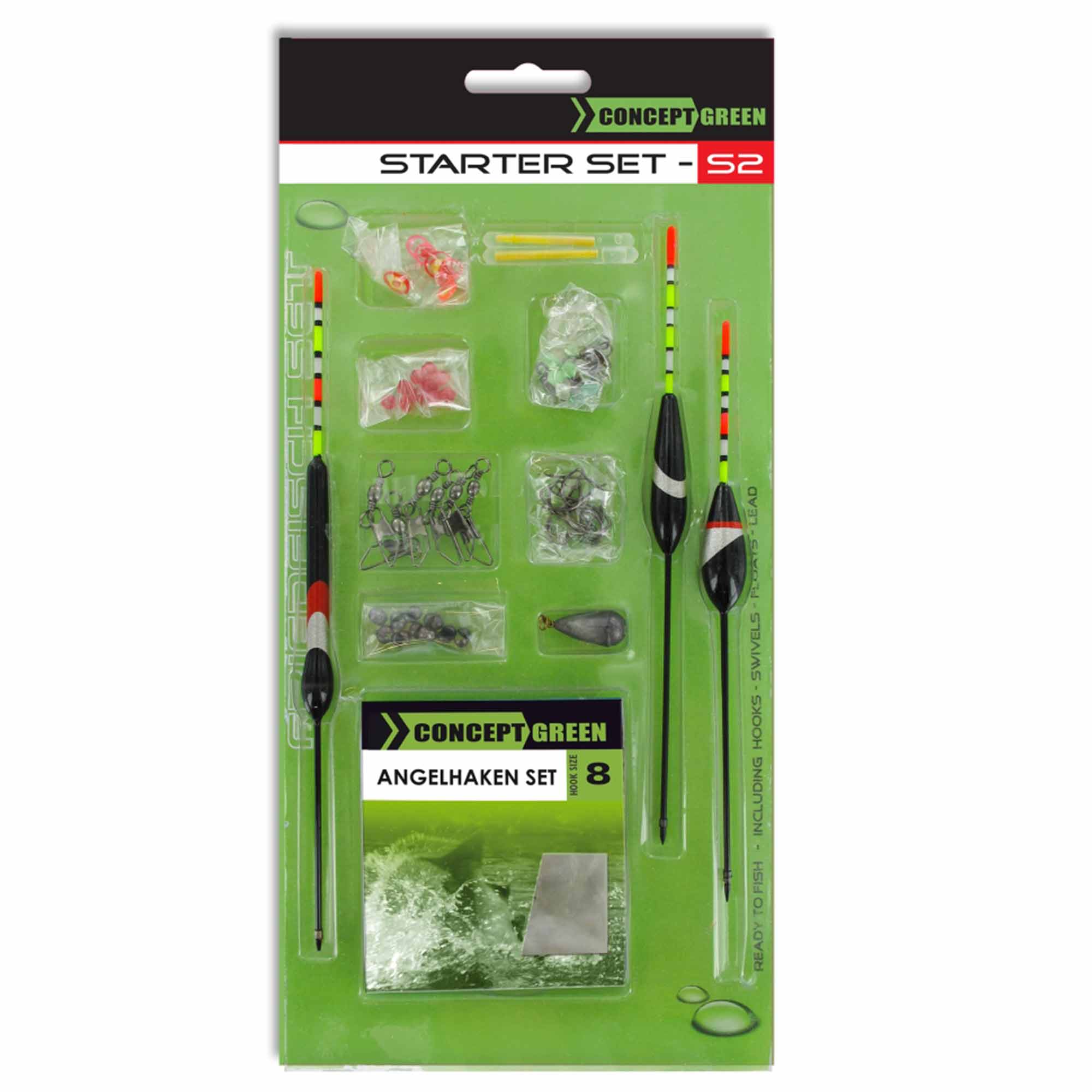 Jenzi Green Concept Fishing Kit - Complete Setup
