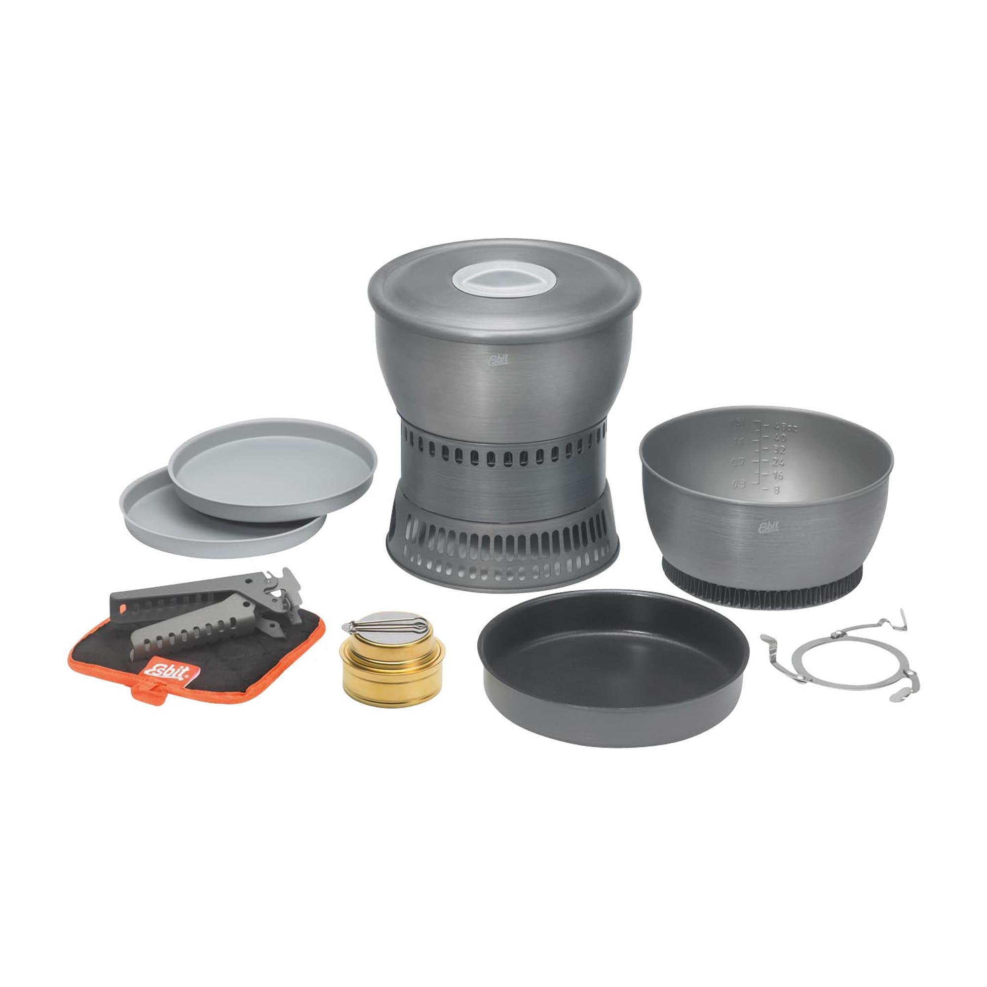 Esbit Alcohol Stove Set (1.8L + 2.35L Pots)