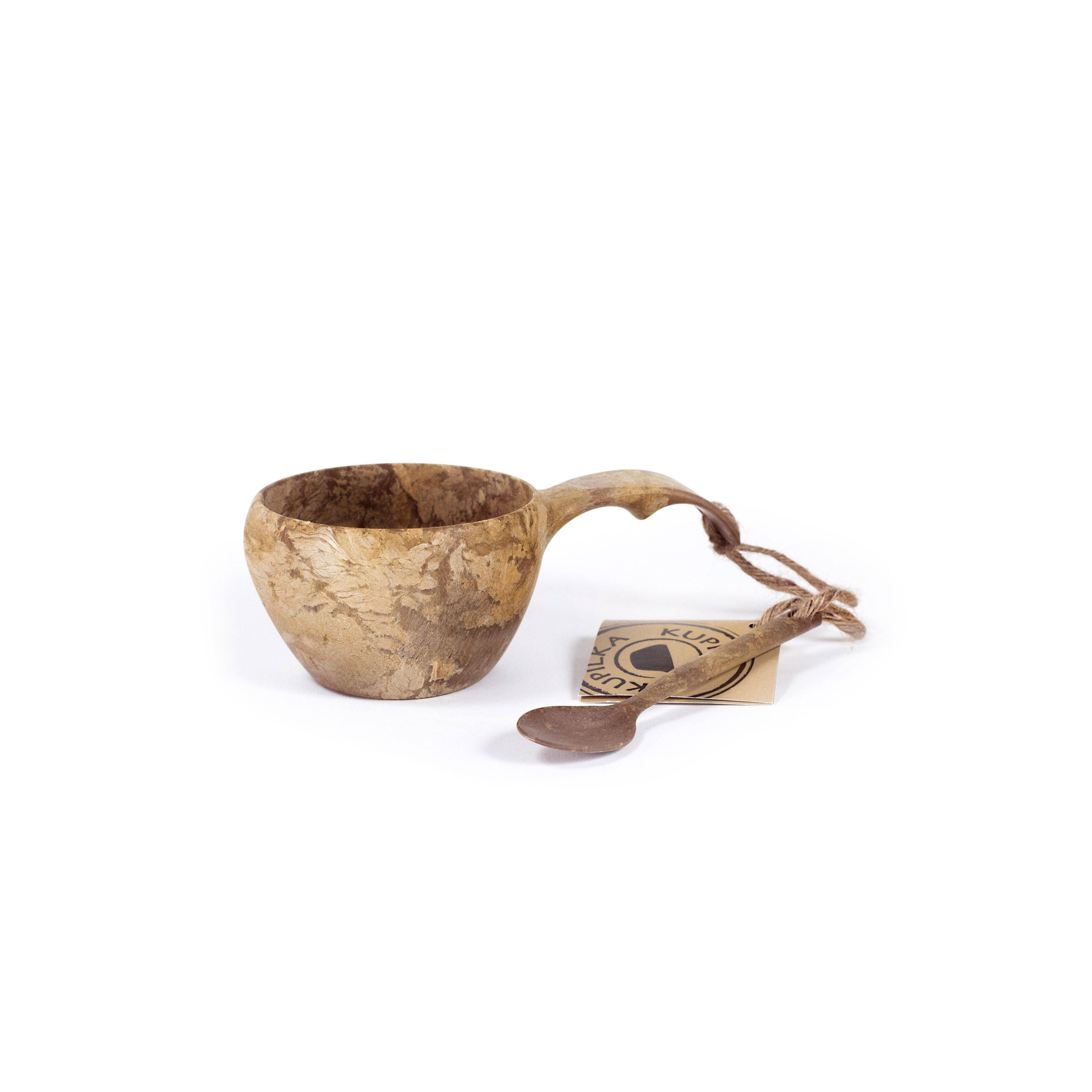 Kupilka Classic Cup with Spoon 210 ml - Brown/Green