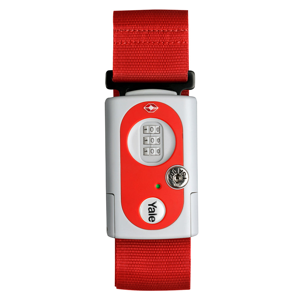 KH Security Travel Lock Strap - Red
