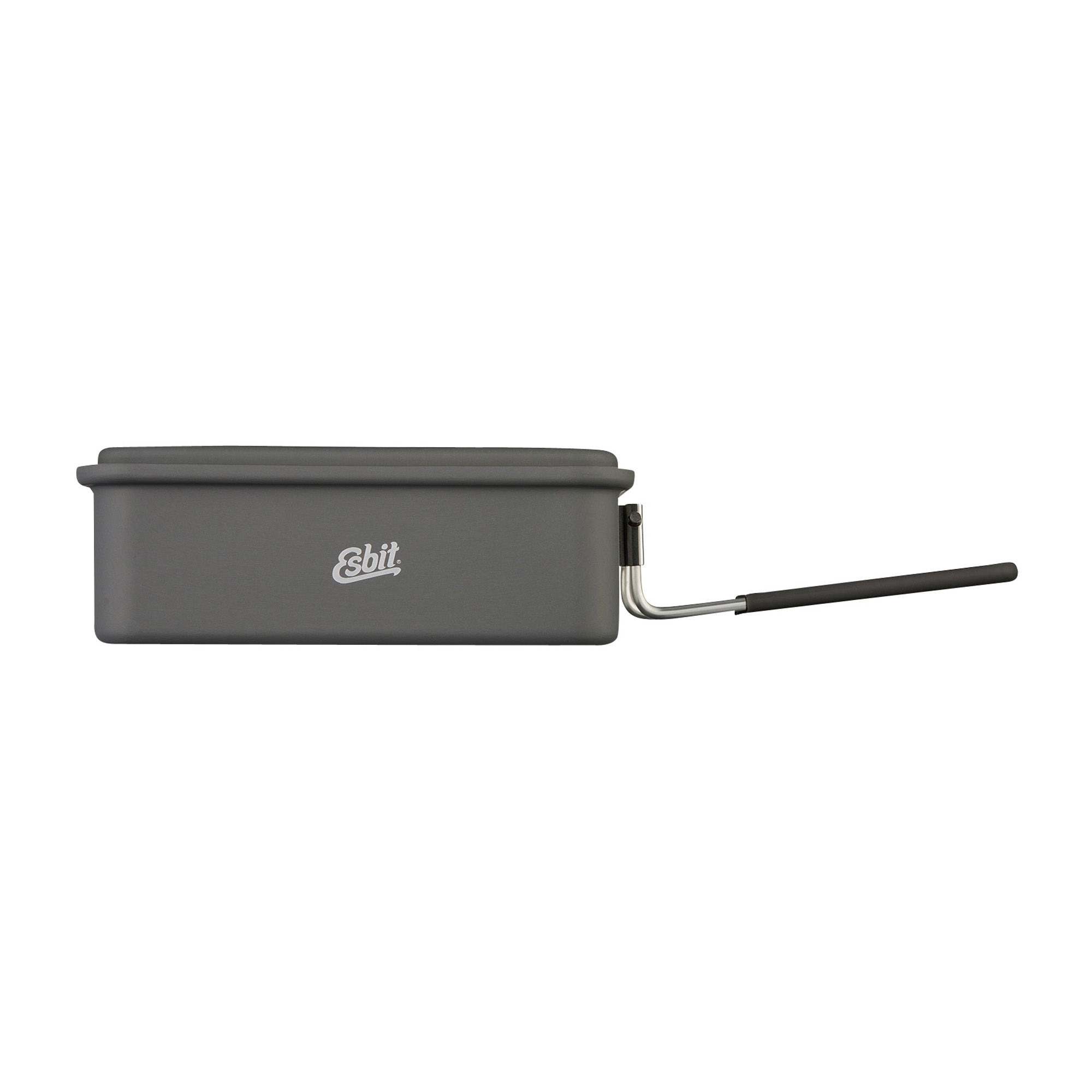 Casserole de camping rectangulaire en aluminium Esbit, 1,2 L, anthracite