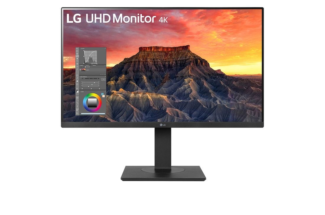 LG 27BQ65UK-B 27-inch IPS 4K Monitor with USB-C 90W and RJ45
