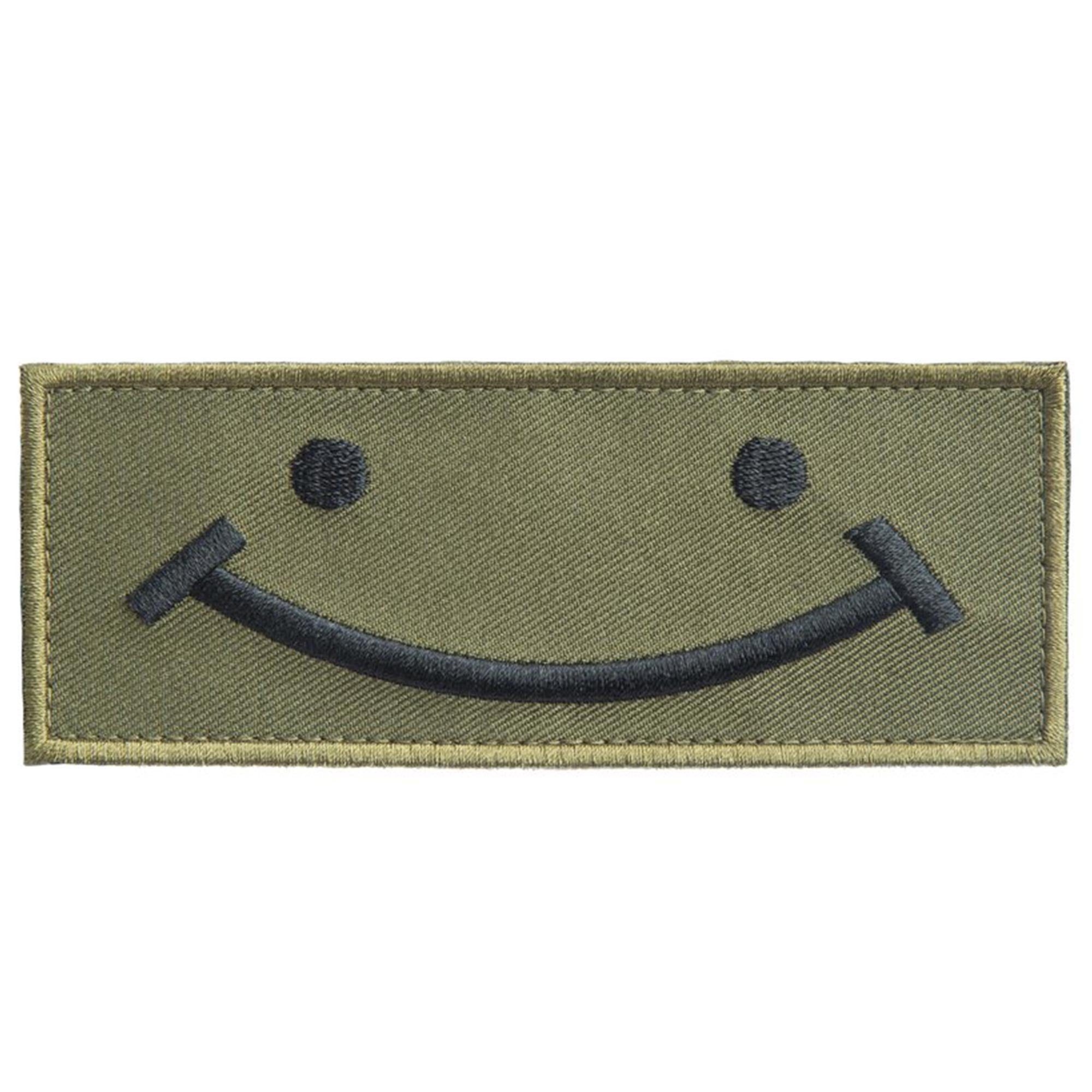 Savotta Happy Patch - Olive (Size: 13 x 5 cm, Color: Olive)