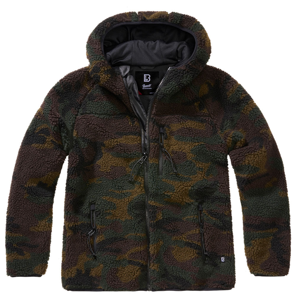 Brandit Women's Hooded Polar Vest - Olive/XXL