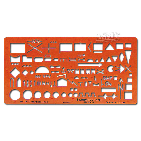 Standardgraph NATO Symbol Map Stencil