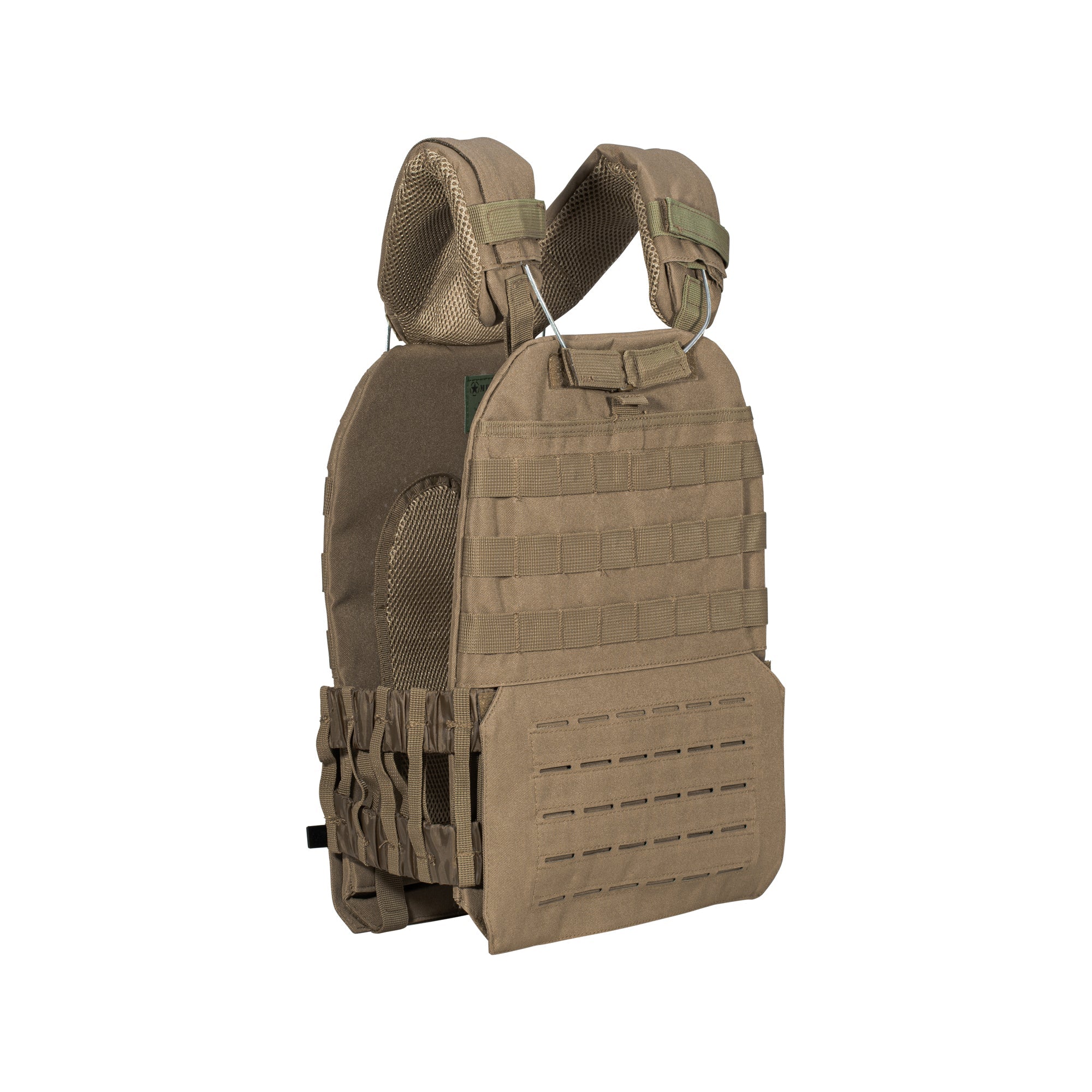 Chaleco táctico láser MOLLE MFH - Coyote
