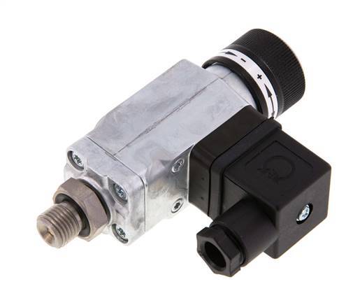Barcontrol SPDT Pressure Switch 20-250 bar, Zinc Cast, G1/4'' Thread, 250VAC, DIN-A Connector