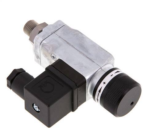 Barcontrol SPDT Pressure Switch 20-250 bar, Zinc Cast, G1/4'' Thread, 250VAC, DIN-A Connector