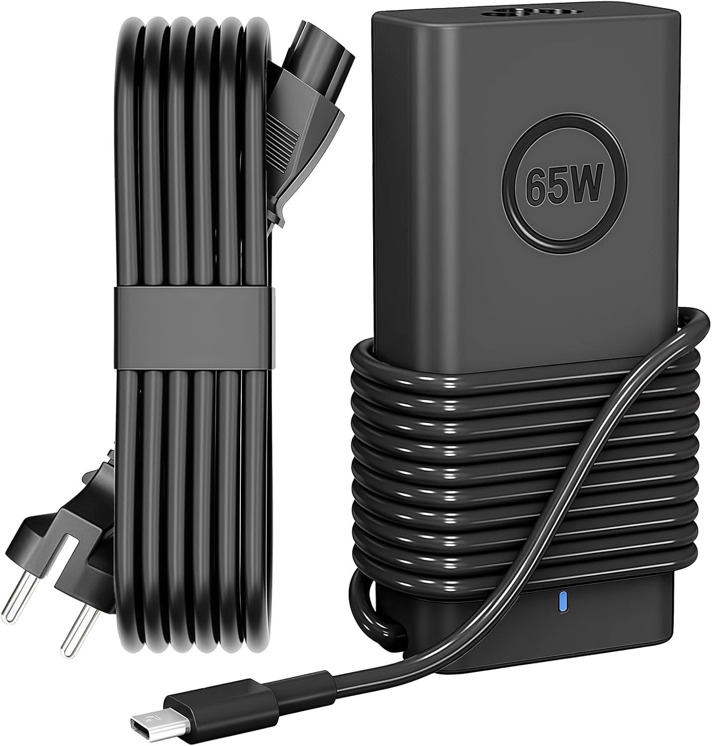ChicSlick Dell 65W USB-C Laptop Charger, Compatible with Dell Latitude 5540 to 7440 Series
