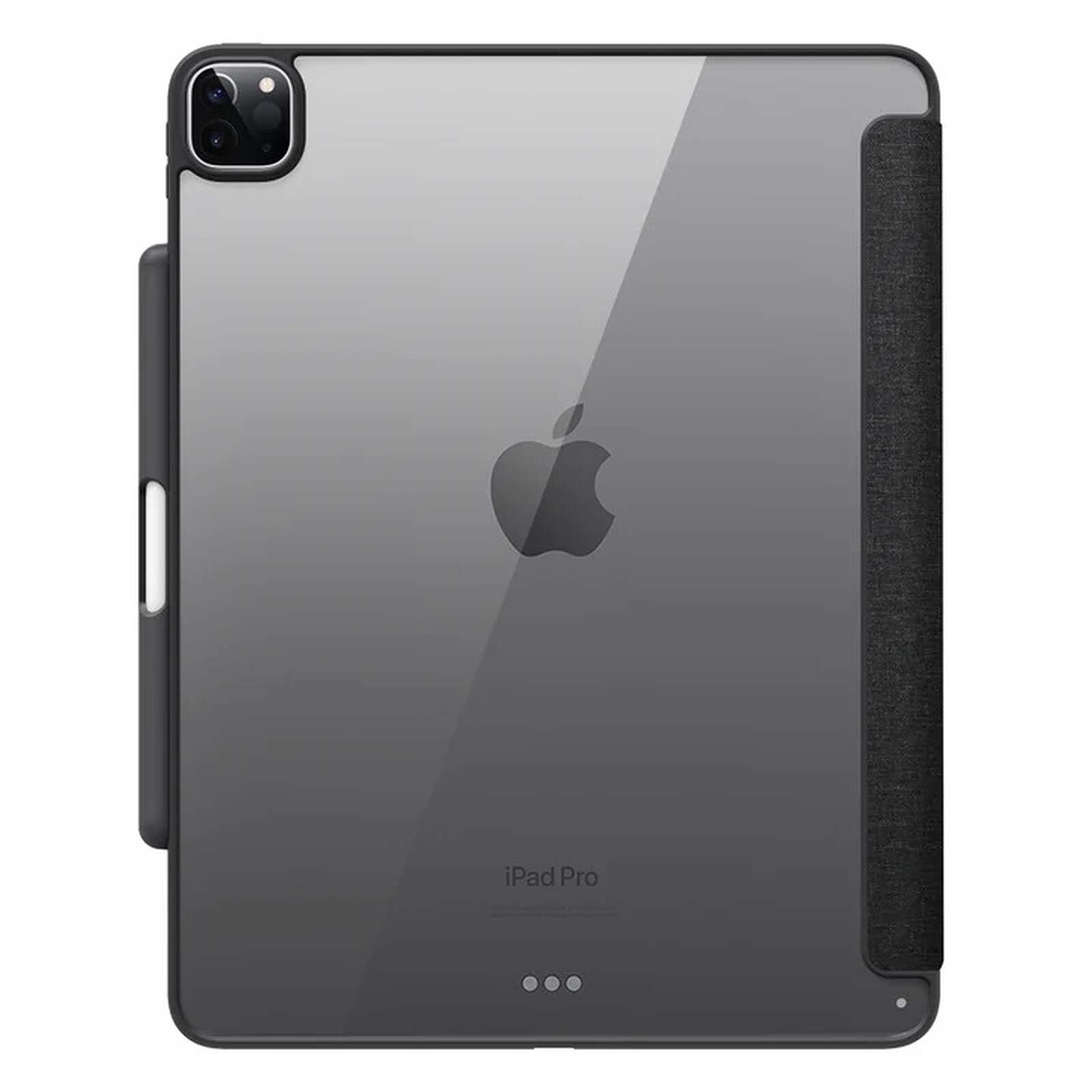 QDOS Folio Muse Case for iPad Pro 12.9" - 2022 (6th gen) - Transparent Grey