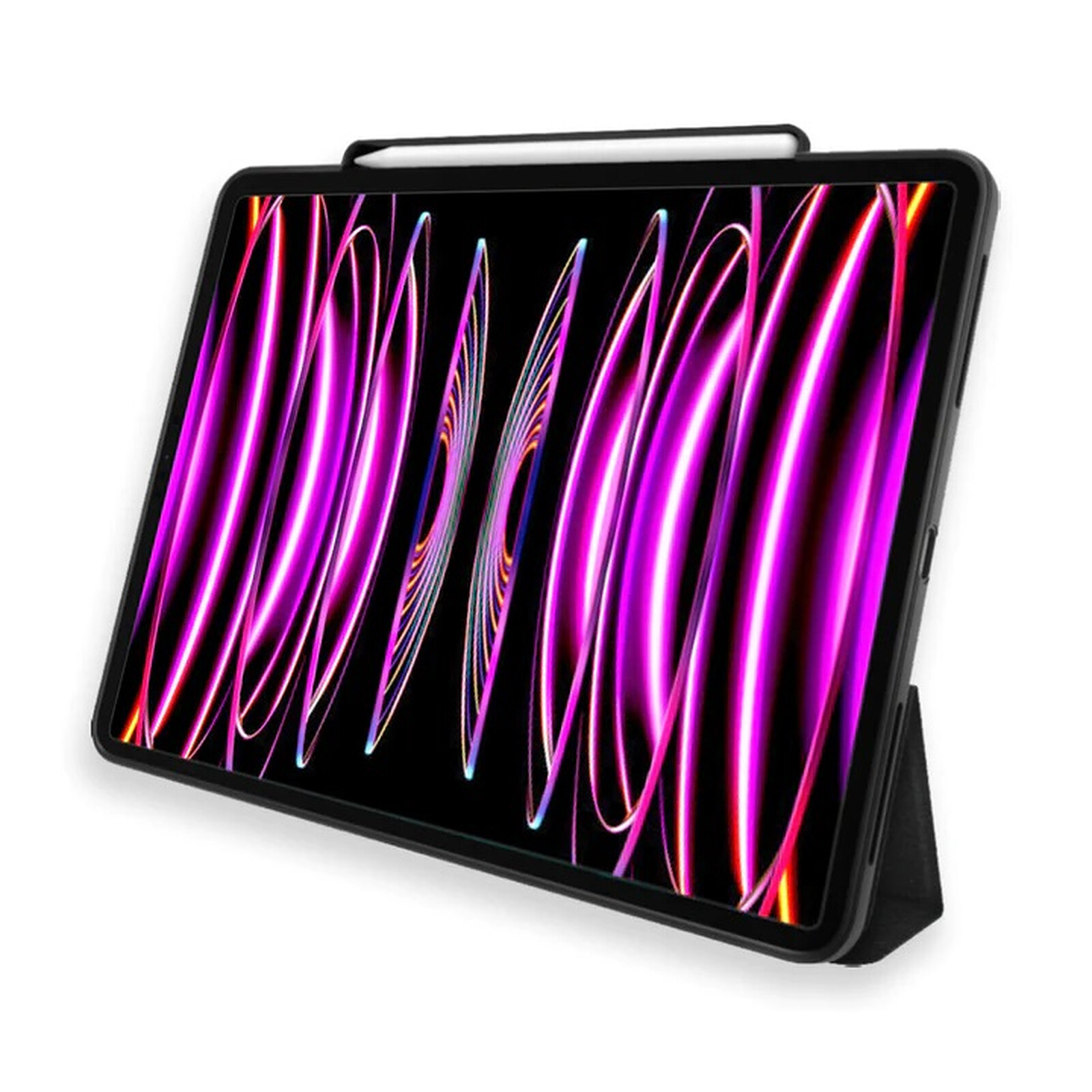 QDOS Folio Muse Case for iPad Pro 12.9" - 2022 (6th gen) - Transparent Grey
