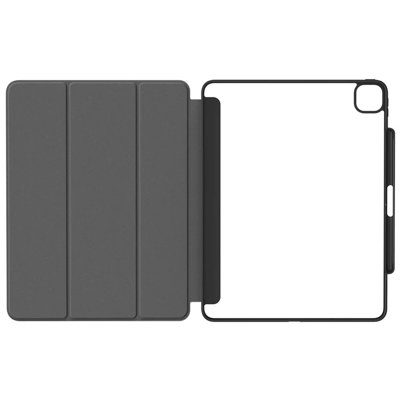 QDOS Folio Muse Case for iPad Pro 12.9" - 2022 (6th gen) - Transparent Grey
