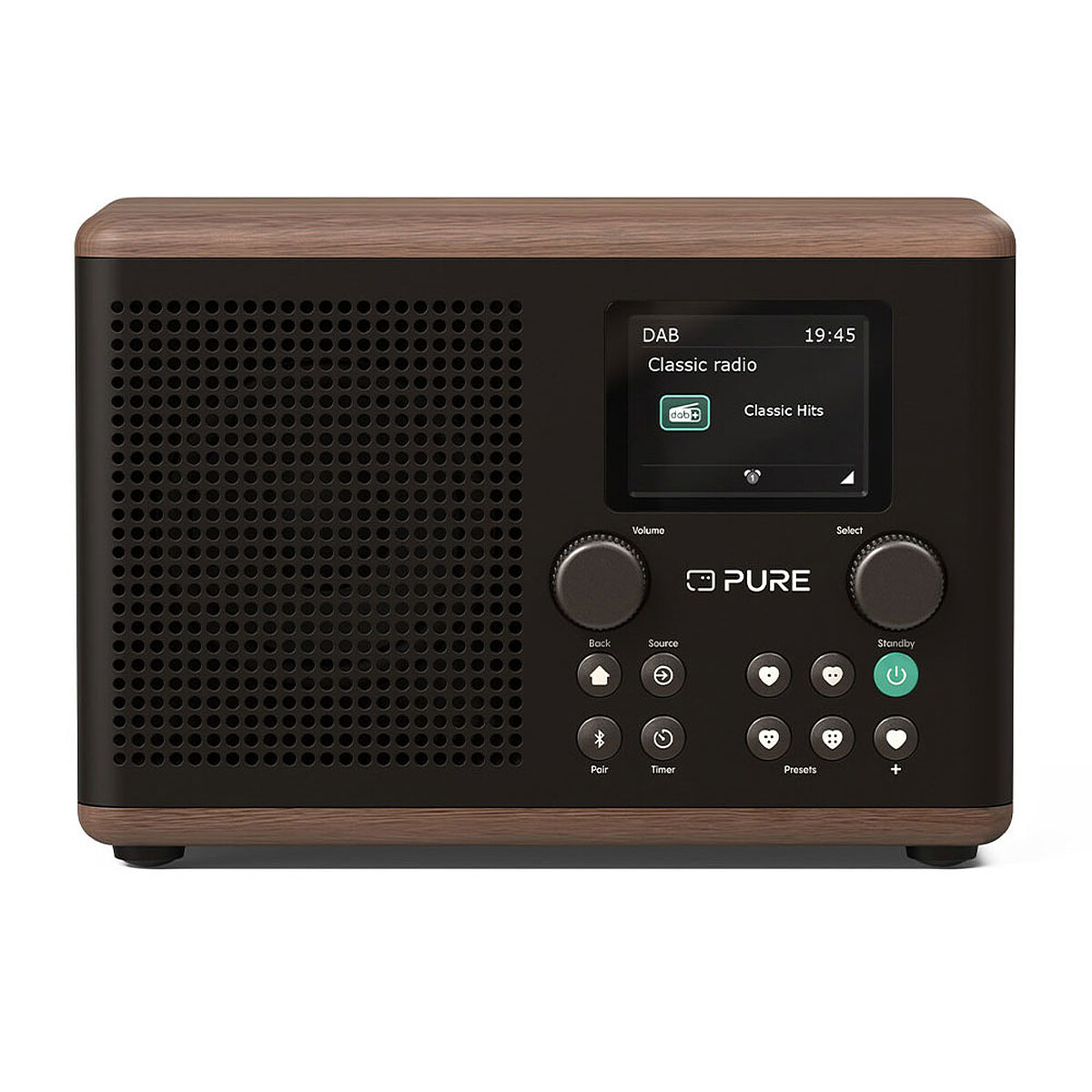 Pure Classic H4 Noir/Noyer