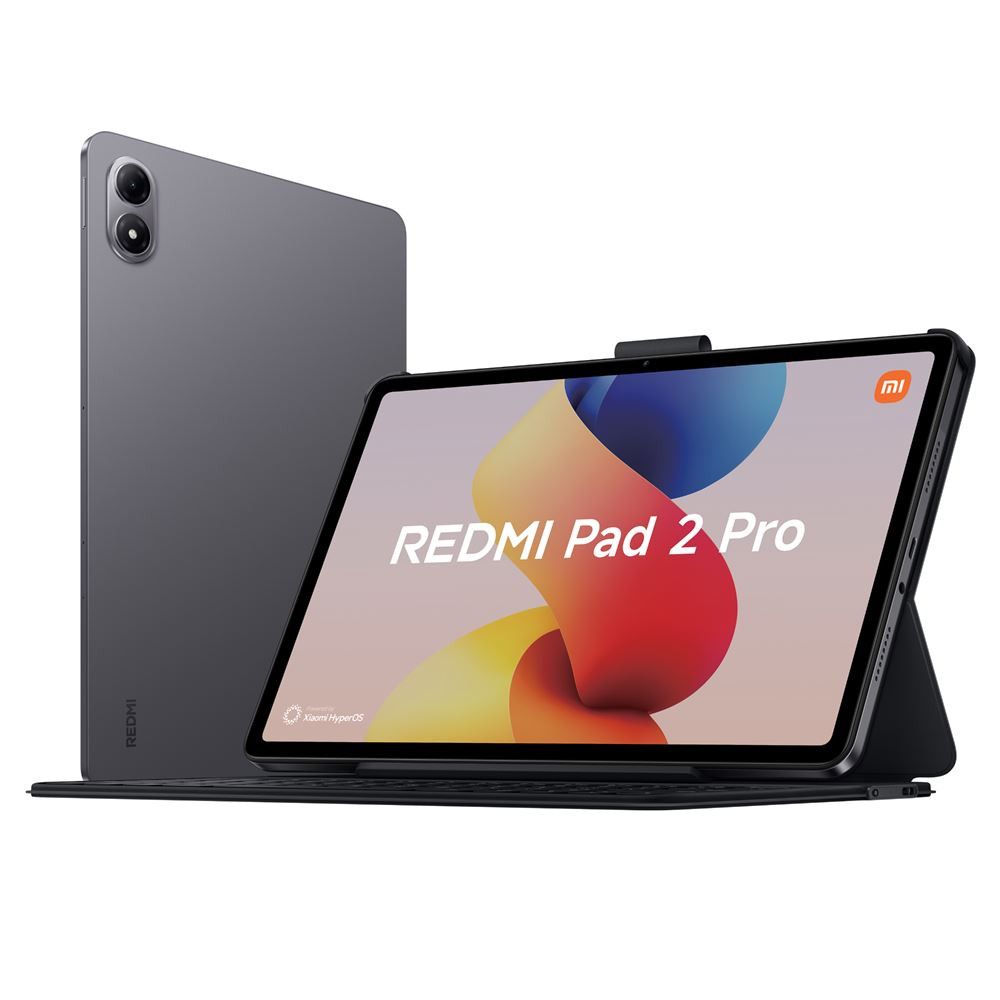 Tablet Xiaomi Redmi Pad 2 Pro de 12.1 pulgadas - Gris (128GB, WiFi, con funda teclado)