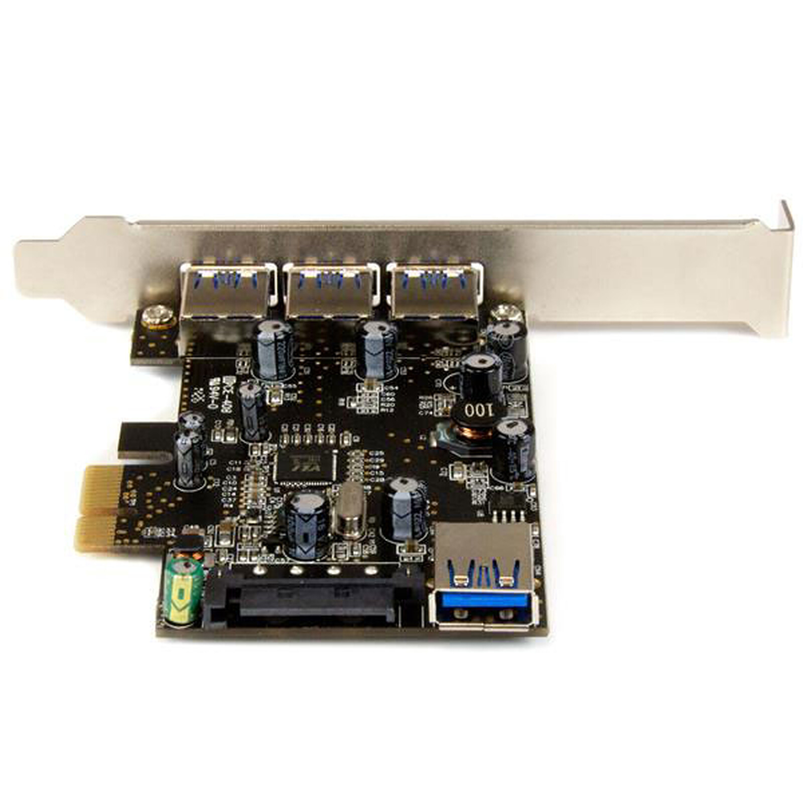 Carte contrôleur PCI-E StarTech.com (4 ports USB 3.0 Type-A - 1 interne et 3 externes)