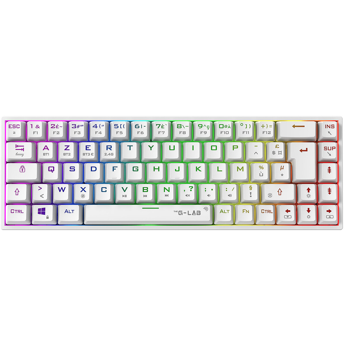 The G-Lab Keyz Titanium Wireless (Blanc)