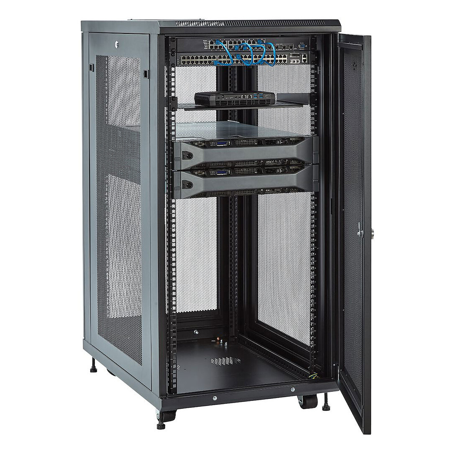 StarTech.com 24U 4-post server rack cabinet 