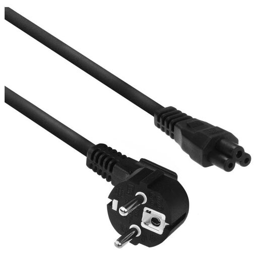 ACT AC3310 2m Power Cable Black CEE7/7 to C5 Coupler