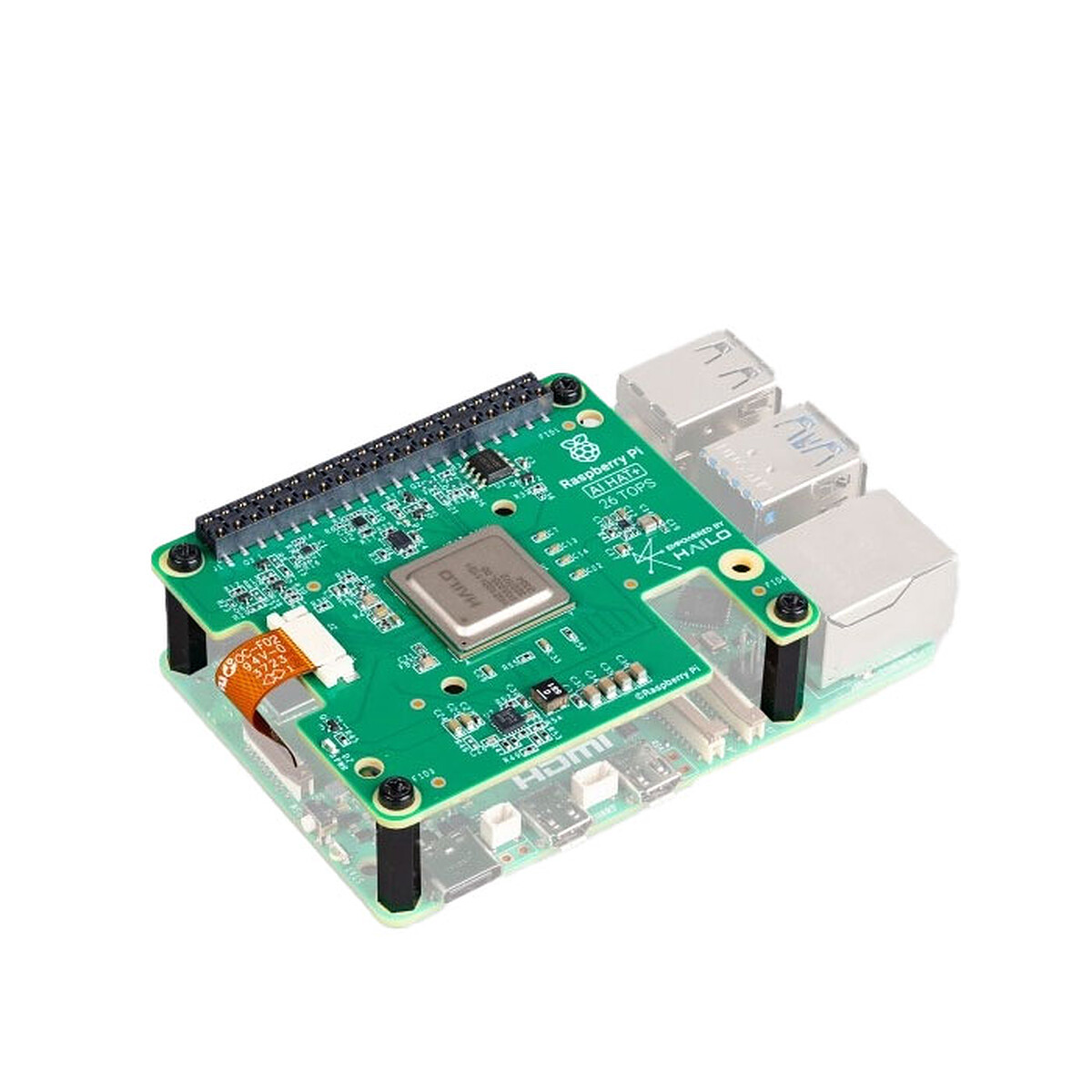 Raspberry Pi AI Kit - AI HAT+ 13 TOPS