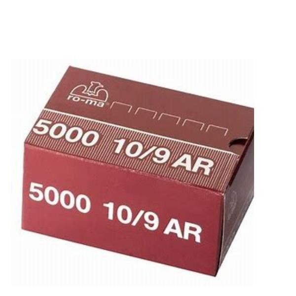 Points métalliques RO-MA CF5000 - Acier 10/9, paquet de 5000