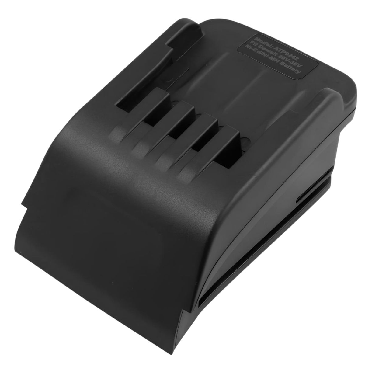 Soporte cargador para batería Dewalt, Negro