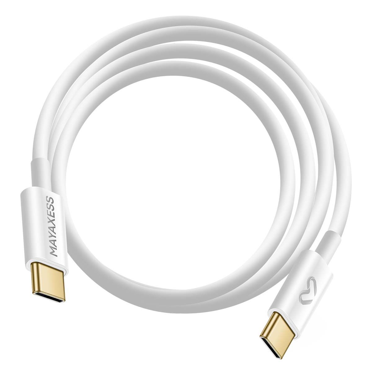Câble de charge USB-C / USB-C de 1 mètre Mayaxess pour iPhone 17 Air - Blanc