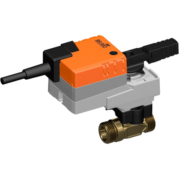 Vanne sphérique Belimo G 3/4, 24 V AC/DC, Bacnet/Modbus, IP40, RJ12, R410DK/LR24A-MOD-J6